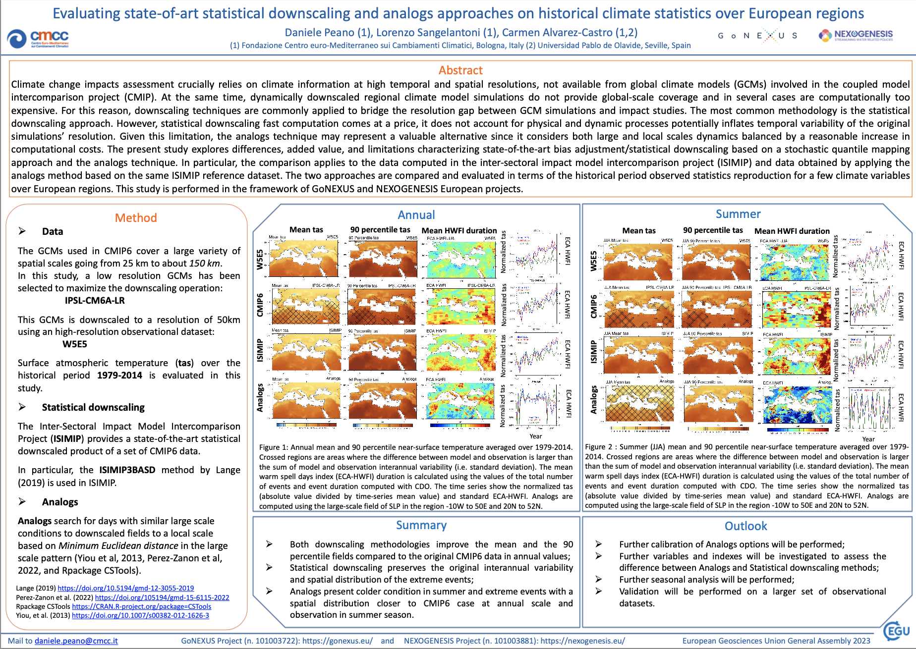 GoNEXUS New global climate models poster explained GoNEXUS